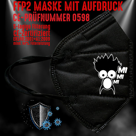 FFP2 Maske "MiMiMi" 8 Farben