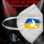 FFP2 Maske "Peace Ukraine" 8 Farben
