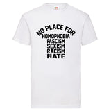 YouDesign T-Shirt S / Weiß Men T-Shirt "No Place For" 3 Farben