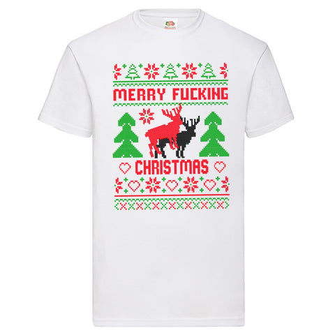 Men T-Shirt "Merry Fu**ing Christmas"