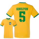 Party Shirt "Brasilien Trikot" 17 Namen oder eigener Name