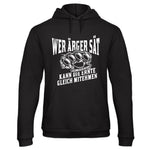 Hoodie "Wer Ärger Sät"