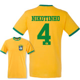 Party Shirt "Brasilien Trikot" 17 Namen oder eigener Name