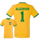 Party Shirt "Brasilien Trikot" 17 Namen oder eigener Name