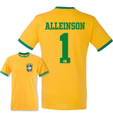 Party Shirt "Brasilien Trikot" 17 Namen oder eigener Name