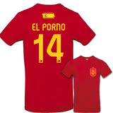 Party Shirt "Spanien Trikot Part 2" 19 Namen oder eigener Name