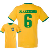 Party Shirt "Brasilien Trikot" 17 Namen oder eigener Name