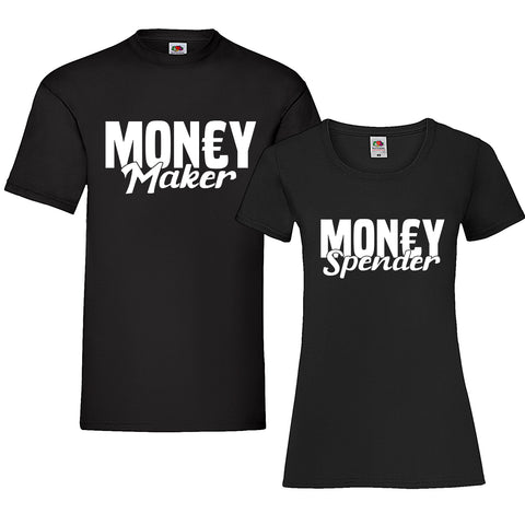 Couple Shirt "Moneymaker & Moneyspender"