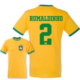 Party Shirt "Brasilien Trikot" 17 Namen oder eigener Name