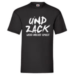 Men T-Shirt "Und Zack"