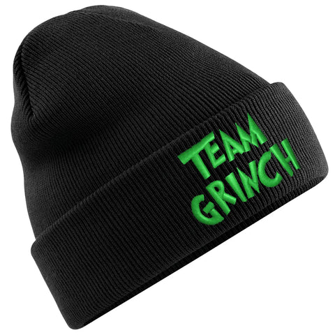YouDesign Cap Beechfield Mütze "Team Grinch"