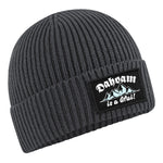 YouDesign Cap Graphite Beechfield Patch Mütze "Dahoam"