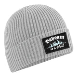 YouDesign Cap Grau Beechfield Patch Mütze "Dahoam"