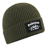 YouDesign Cap Olive Beechfield Patch Mütze "Dahoam"
