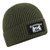 YouDesign Cap Olive Beechfield Patch Mütze "Freistaat Bayern"