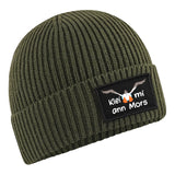 YouDesign Cap Olive Beechfield Patch Mütze "Klei Mi Ann Mors"