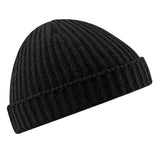 YouDesign Cap Schwarz Beechfield Mütze "Trawler" in 10 Farben