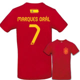 YouDesign T-Shirt Marques Oral / XS Party Shirt "Spanien Trikot Part 1" 19 Namen