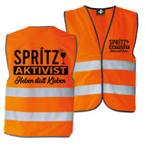 YouDesign T-Shirt S / Aktivist Orange Weste "Spritz Aktivist /-in"