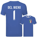 YouDesign T-Shirt S / Del Biero Party Shirt "Italien Trikot Part 1" 16 Namen oder eigener Name