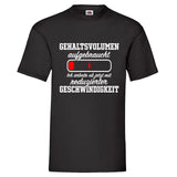 YouDesign T-Shirt S Men T-Shirt "Gehaltsvolumen"