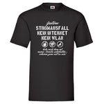 YouDesign T-Shirt S Men T-Shirt "Stromausfall"