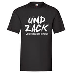 YouDesign T-Shirt S Men T-Shirt "Und Zack"
