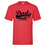 YouDesign T-Shirt S / Rot Men T-Shirt "Dad 2024 Loading" 6 Farben