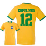 Party Shirt "Brasilien Trikot" 17 Namen oder eigener Name