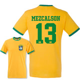 Party Shirt "Brasilien Trikot" 17 Namen oder eigener Name