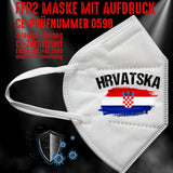 FFP2 Maske "Kroatien Hrvatzka" 4 Farben