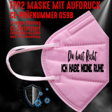FFP2 Maske "Meine Ruhe" 3 Farben