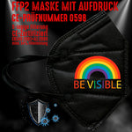 FFP2 Maske "Be Visible" 3 Farben