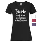 Woman T-Shirt "Ich liebe mich" 4 Farben