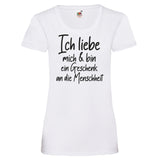 Woman T-Shirt "Ich liebe mich" 4 Farben