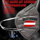 FFP2 Maske "Österreich Austria" 4 Farben