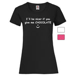 Woman T-Shirt "Nicer Chocolate" 3 Farben