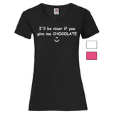 Woman T-Shirt "Nicer Chocolate" 3 Farben