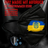 FFP2 Maske "Ukraine Ukrayina Україна" 8 Farben