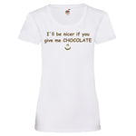 Woman T-Shirt "Nicer Chocolate" 3 Farben