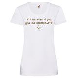 Woman T-Shirt "Nicer Chocolate" 3 Farben