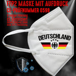 FFP2 Maske "Deutschland" 4 Farben