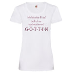 Woman T-Shirt "Göttin" 4 Farben