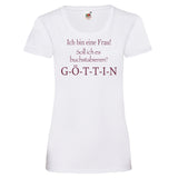 Woman T-Shirt "Göttin" 4 Farben