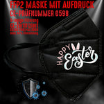 FFP2 Maske "Happy Easter" 8 Farben