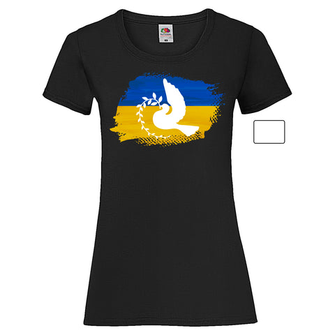 Woman T-Shirt "Peace Ukraine" 2 Farben