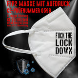 FFP2 Maske "Fuck The Lockdown" 3 Farben