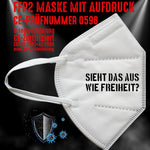 FFP2 Maske "Freiheit?" 3 Farben