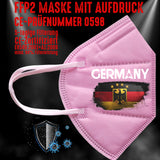 FFP2 Maske "Germany" 4 Farben