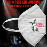 FFP2 Maske "Frohe Ostern" 8 Farben